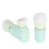 Doppelkopf Retractable Puder-Make-up-Bürste Blau 2