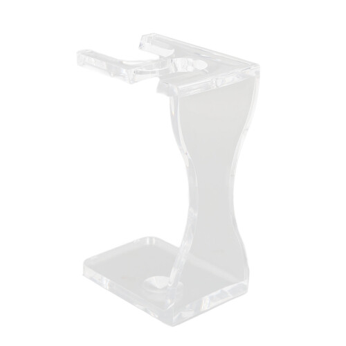Transparenter Acryl-Bartbürstenhalter platzsparend 2