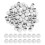 (White) 200x Tattoo Ink Cups Donkergroen 1