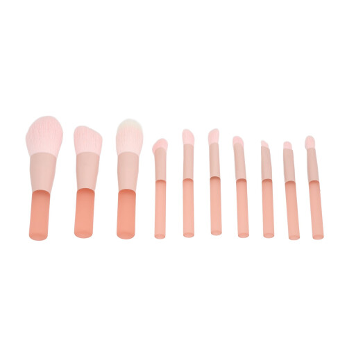 10x Roze Mini Make-upkwastset Waterdicht Synthetisch 2