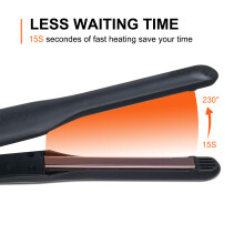 10mm Men's Hair Straightener Dual Curling