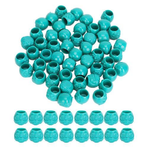 (Ice Blue) 200x Tattoo Ink Cups Donkergroen
