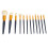 12Pcs Soft Bristle Makeup Brush Set in Orange Bag 3