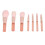 7pcs Mini Soft Bristle Travel Makeup Brush Set 2