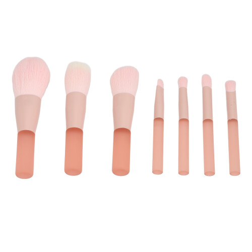 7pcs Mini Soft Bristle Travel Makeup Brush Set 1