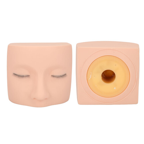 PVC Eyelash Mannequin Head Reusable 1