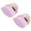 2 Pcs Purple Flat Top Rhombus Foundation Brush w/Box 4