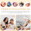 72W UV LED Nail Lamp Quick Dry Gel Curing 4 Timers IR Sensor 4
