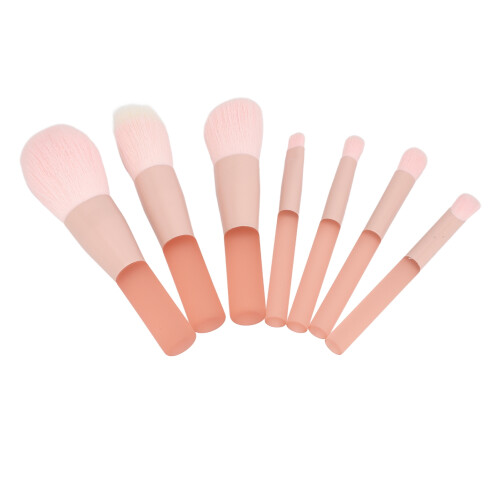 7pcs Mini Soft Bristle Travel Makeup Brush Set 2