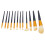 12Pcs Eyeshadow Foundation Blush Concealer Brush Set Orange 2