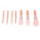 7pcs Mini Soft Bristle Travel Makeup Brush Set 5