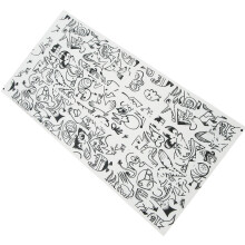 Personalized Mountain Bike Frame Protection Sticker Thermoplastic Polyurethane, Graffiti Style