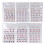 6 Stuks 3D Bloem Nagelstickers DIY Manicure 1