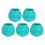(Ice Blue) 200x Tattoo Ink Cups Donkergroen 2