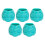 (Ice Blue) 200x Tattoo Ink Cups Donkergroen 3
