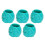 (Ice Blue) 200x Tattoo Ink Cups Donkergroen 4