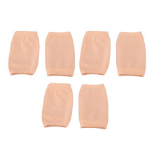 (Flesh Pink) 3x Heel Repair Socks Moisturizing Gel Open Toe
