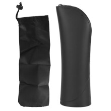 Zwarte Grote Make-up Borstel Opbergzak Stofvrij Silicone Reis Houder