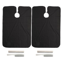 Friseurcape-Set 2tlg. für Erwachsene, Kamm