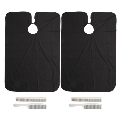Friseurcape-Set 2tlg. für Erwachsene, Kamm