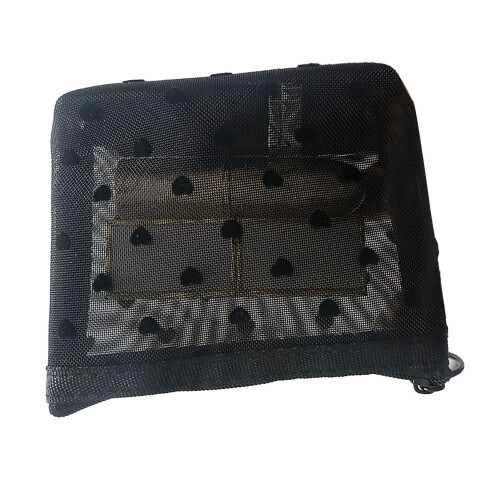 Hartpatroon Makeuptas Ademend Mesh met Rits 1