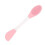 Spazzola Doppia Silicone per Maschera Viso Rosa 3