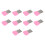 10Pcs Fine Teeth Lice Comb Stainless Steel Ergonomic Handle 3