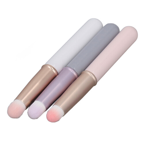 3er Lippen-Smudge-Pinsel Weiche Borsten Mischpinsel mit Deckel 1