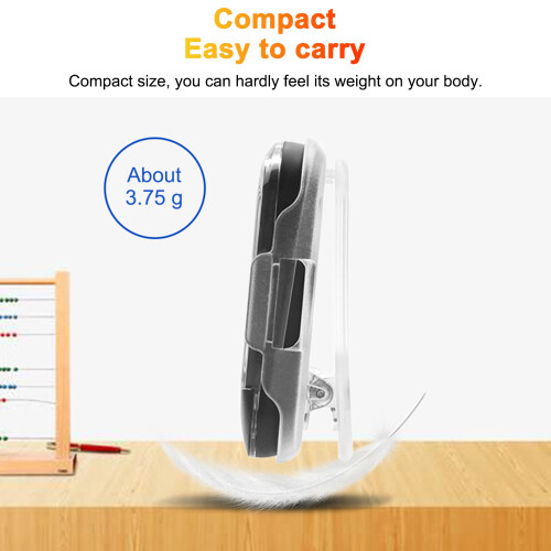 LCD Pedometer with Lanyard 7-Day Memory Steps 1