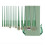 13pcs Synthetic Fluffy Makeup Brushes Set Green 4