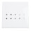 (White) Zwart Acryl Wimperpincet Houwer 1