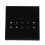 (Black) Zwart Acryl Wimperpincet Houwer 1
