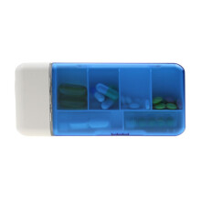 Portable 6-Compartment Pill Box with Timer