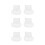 3x Siliconen Wimperstempel Set Wit 1