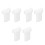 3x Siliconen Wimperstempel Set Wit 3