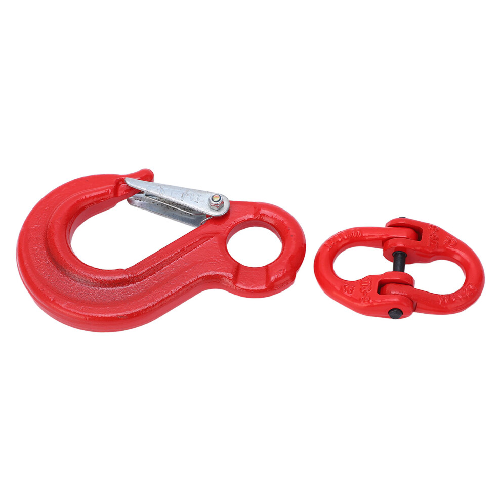 Heavy Duty 2T Slip Hook Eye Sling With Red Paint & Chain Connector 4951356567258