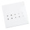 (White) Zwart Acryl Wimperpincet Houwer 5