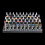 Color Pigment Rack Multi-Layer PC Acrylic Display Storage 4