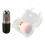 Pink/Blue/White Synthetic Capsule Cosmetic Brush Kit 1