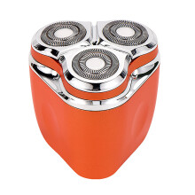 Elektrische Haarknipper 3-kop USB oplaadbaar oranje