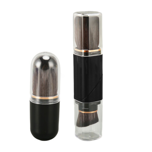 Doppelter Retractable-Puderpinsel mit 360-Drehung