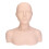 Mannequin Head with Shoulder PVC Makeup Wig Display 1