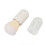 (White) Retractable Dense Bristle Powder Brush Compact Black 4