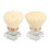 Witte Bloem Make-upkwast Set 3