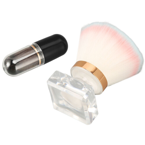Pink/Blue/White Synthetic Capsule Cosmetic Brush Kit 1