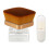 2pcs Liquid Foundation Brush Clear Base Soft Dense Loose Powder White 3