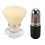 Powder Brush Cheek Blush White Bristle Round Head with Case 4
