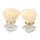 Witte Bloem Make-upkwast Set 5