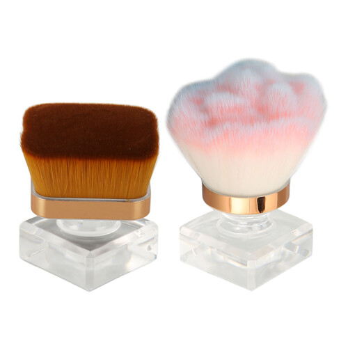 Flat Top Foundation Powder Brush 2pcs Case 2