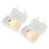 Witte Bloem Make-upkwast Set 4